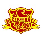 Preisträger-Logo „Bleib am Ball“-Wappen, Zinnober e.V
